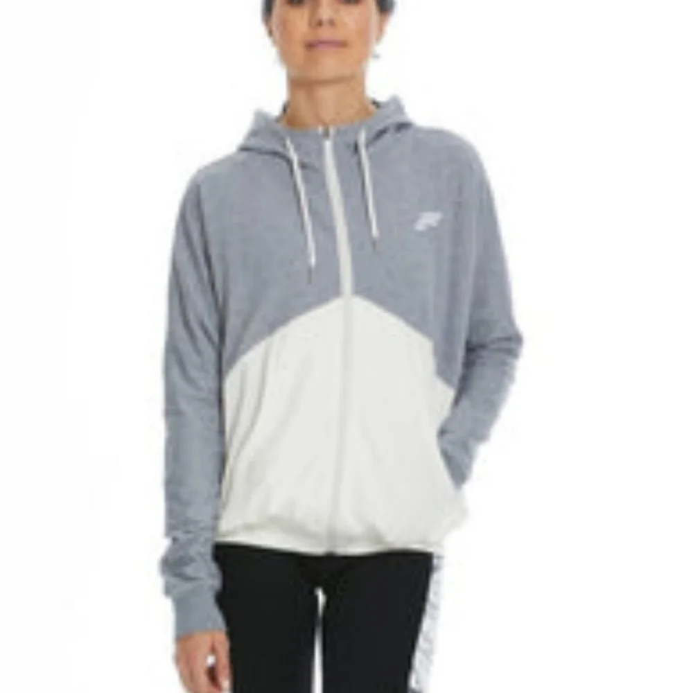 FITWEAR New Zealand Cape Zip Hoody Grey &White - Size M 8 US - Picture 2 of 3